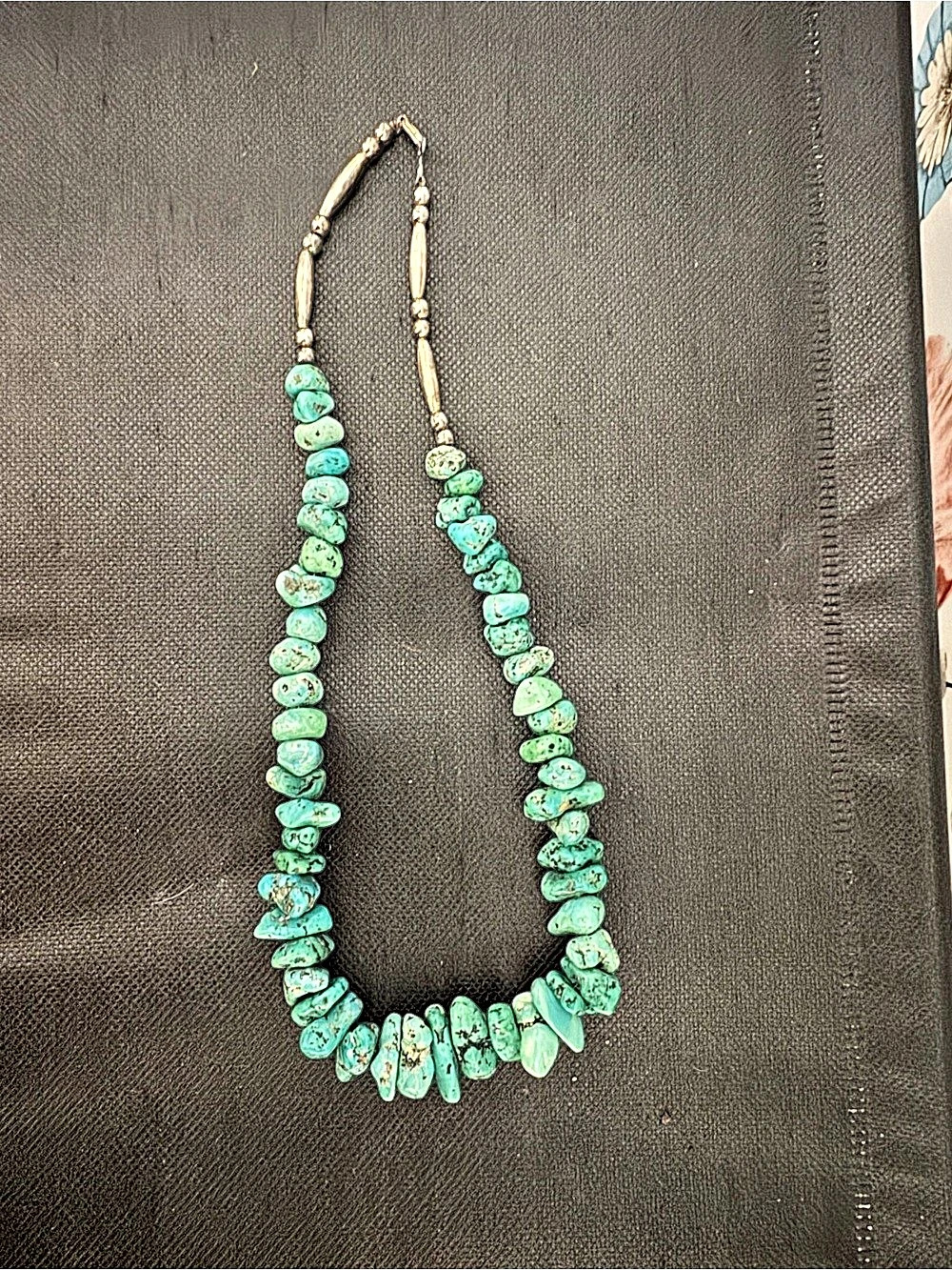 Turquoise-Style Beaded Necklace
